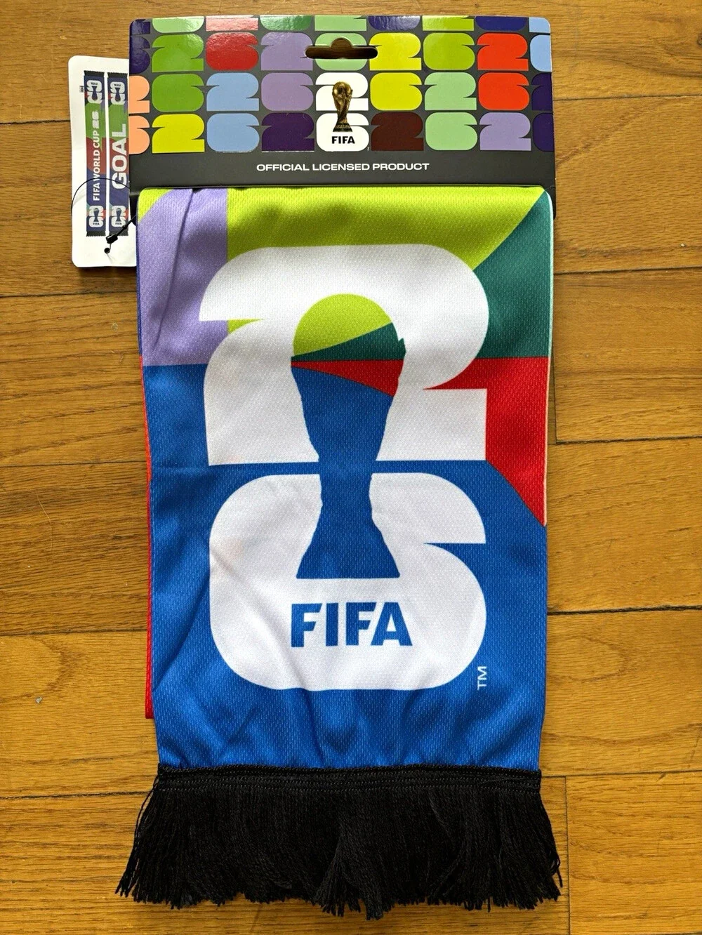FIFA World Cup 2023 Multicolor Soccer Scarf Officially Licensed